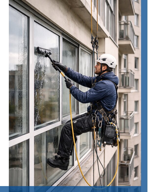 Мойка балконного остекления в Валуйках от 3726 р. | ВЫСОТНИК-Вли