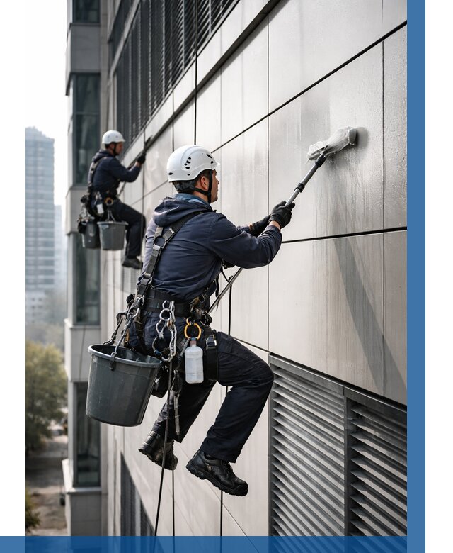 Мойка вентилируемого фасада в Валуйках от 266 р. | ВЫСОТНИК-Вли