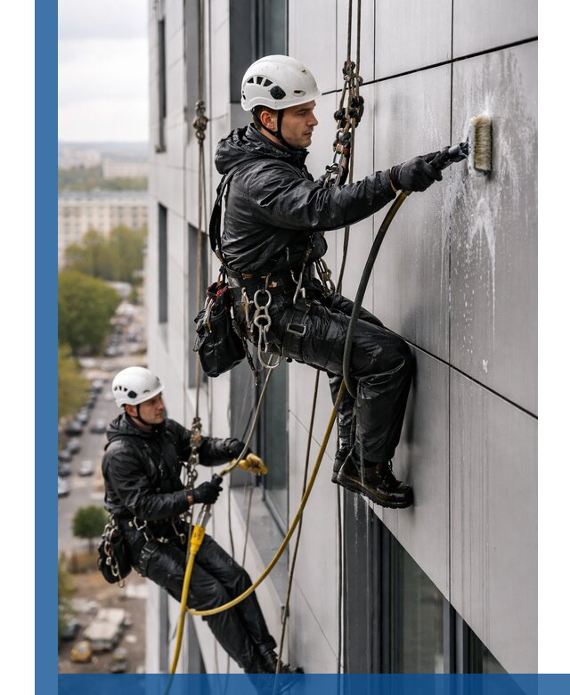 Профессиональная мойка фасада из композита в Валуйках