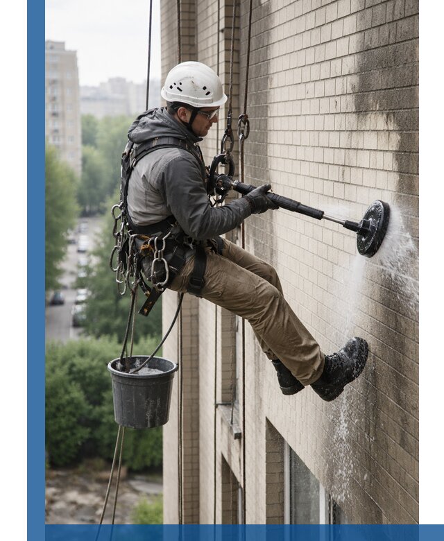 Очистка фасада от копоти в Валуйках профессионально и безопасно