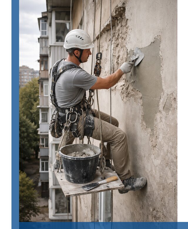 Восстановление фасадной штукатурки в Валуйках с гарантией качества