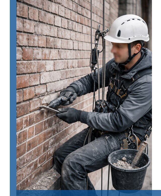 Расшивка кирпичных швов фасадов и стен, ремонт в Валуйках