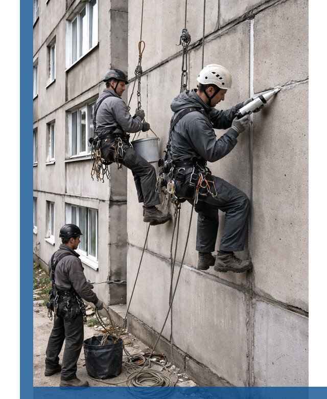 Герметизация межпанельных швов в Валуйках с гарантией герметичности