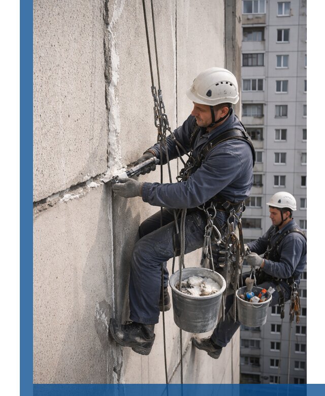 Утепление межпанельных швов в Валуйках профессионально и надежно