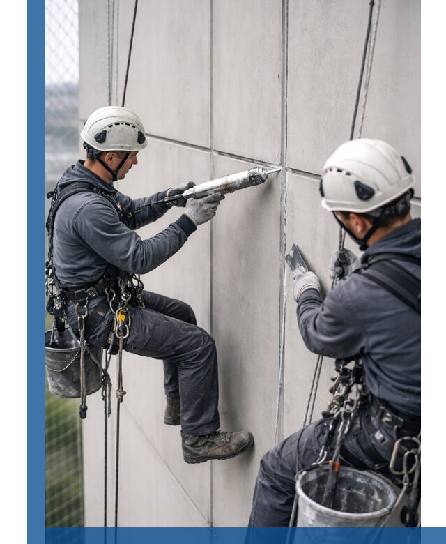 Первичная герметизация швов фасадов и кровель в Валуйках