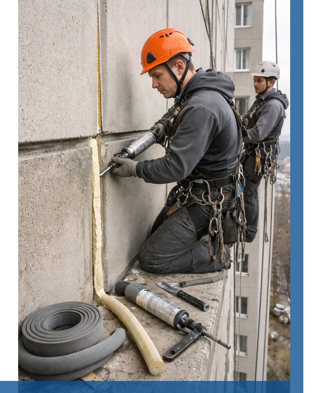 Теплый шов межпанельные швы в Валуйках от 745 р. | ВЫСОТНИК-Вли