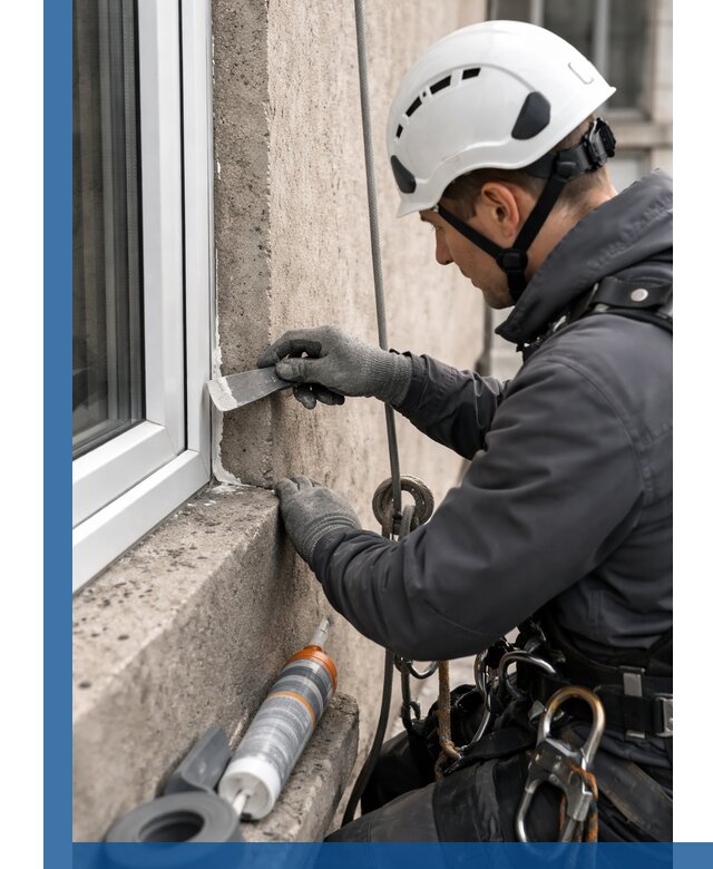 Герметизация монтажных швов окон в Валуйках с гарантией качества