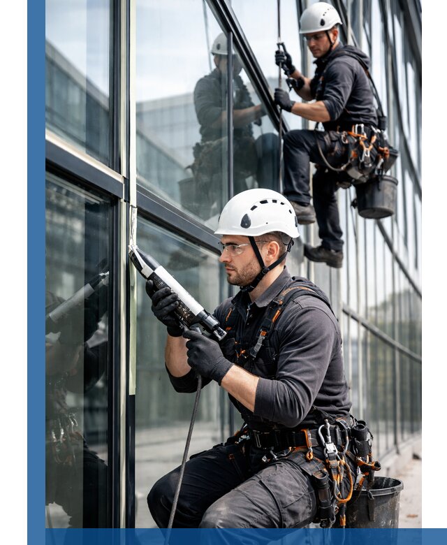 Герметизация витражных швов в Валуйках для зданий и фасадов