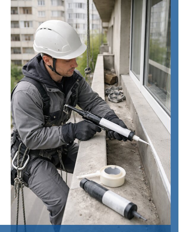 Герметизация швов лоджии в Валуйках от 4790 р. | ВЫСОТНИК-Вли