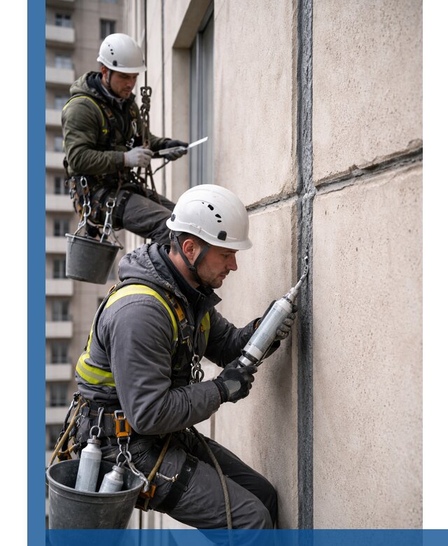 Герметизация деформационных швов фасада в Валуйках качественно