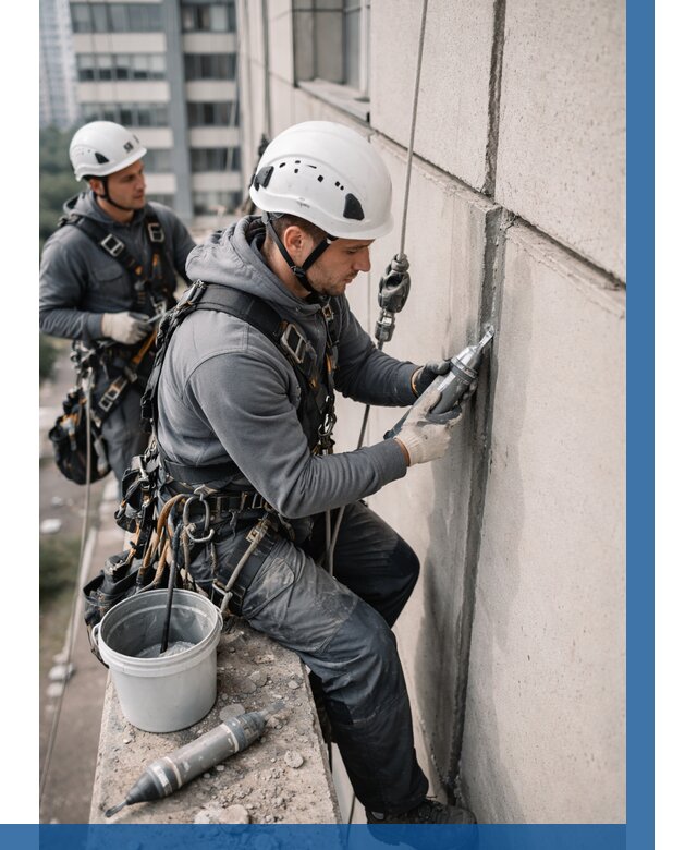 Ремонт деформационных швов здания в Валуйках от 1065 р. | ВЫСОТНИК-Вли