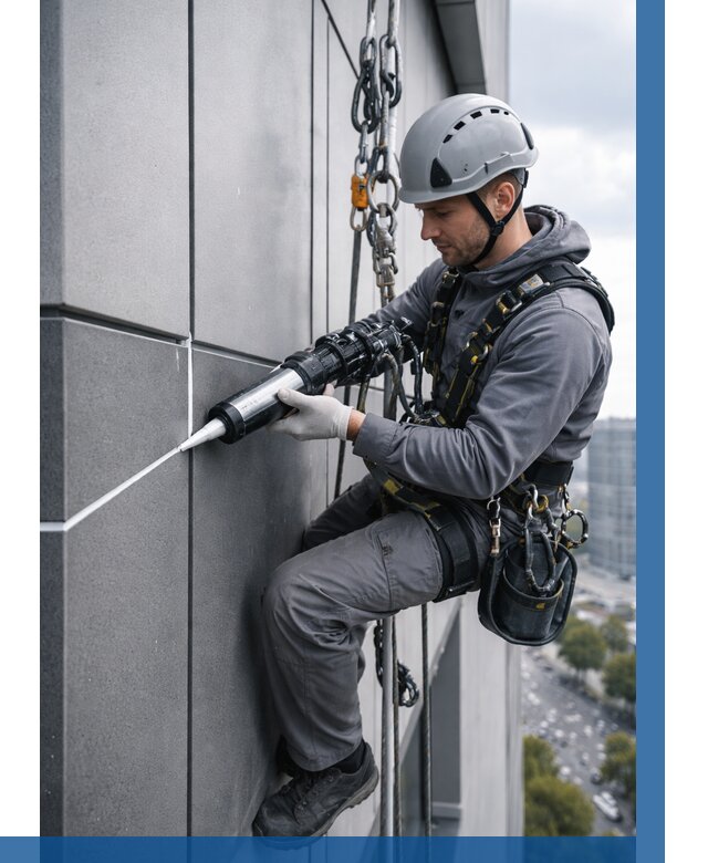 Герметизация стыков фасадных панелей в Валуйках от 6919 р.| ВЫСОТНИК-Вли