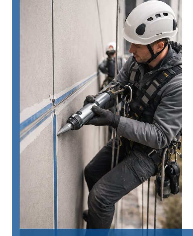 Герметизация стыков фасадных панелей в Валуйках качественно и быстро