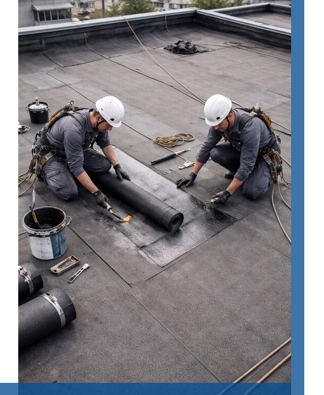 Ремонт мягкой кровли под ключ в Валуйках от 745 р. | ВЫСОТНИК-Вли