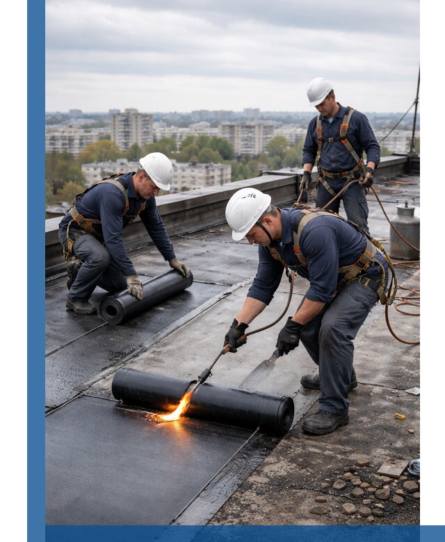 Ремонт наплавляемой кровли в Валуйках качественно и надежно