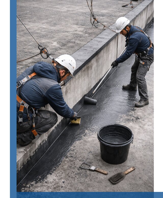 Гидроизоляция кровли жидкой резиной профессионально в Валуйках