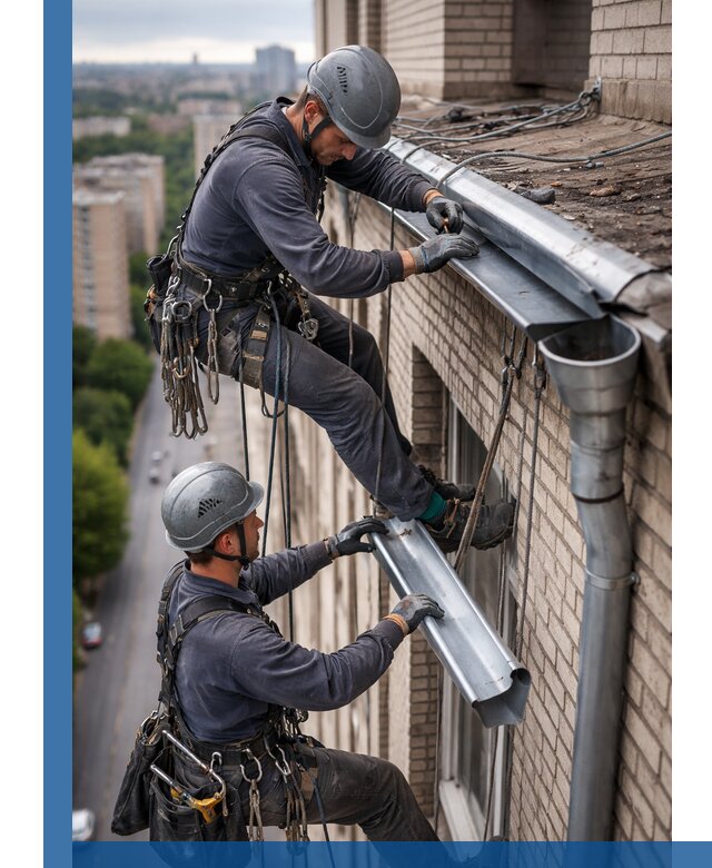 Ремонт водосточных желобов в Валуйках, быстро и качественно