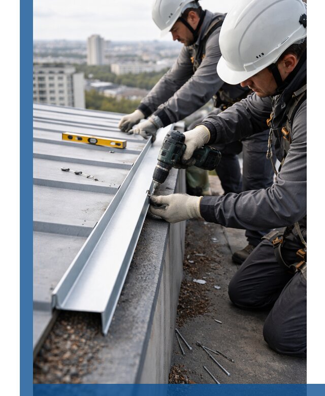 Монтаж капельника на кровле в Валуйках с гарантией качества