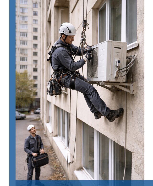 Демонтаж внешнего блока кондиционера в Валуйках профессионально