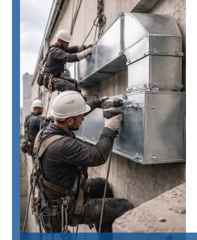 Профессиональный монтаж вентиляционных коробов в Валуйках под ключ