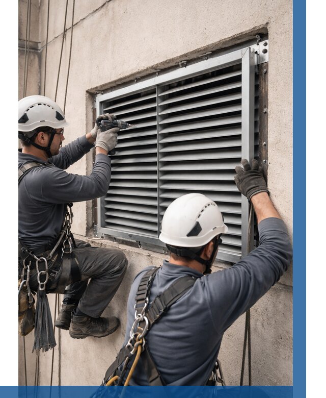 Монтаж вентиляционных решеток в Валуйках от 4790 р. | ВЫСОТНИК-Вли