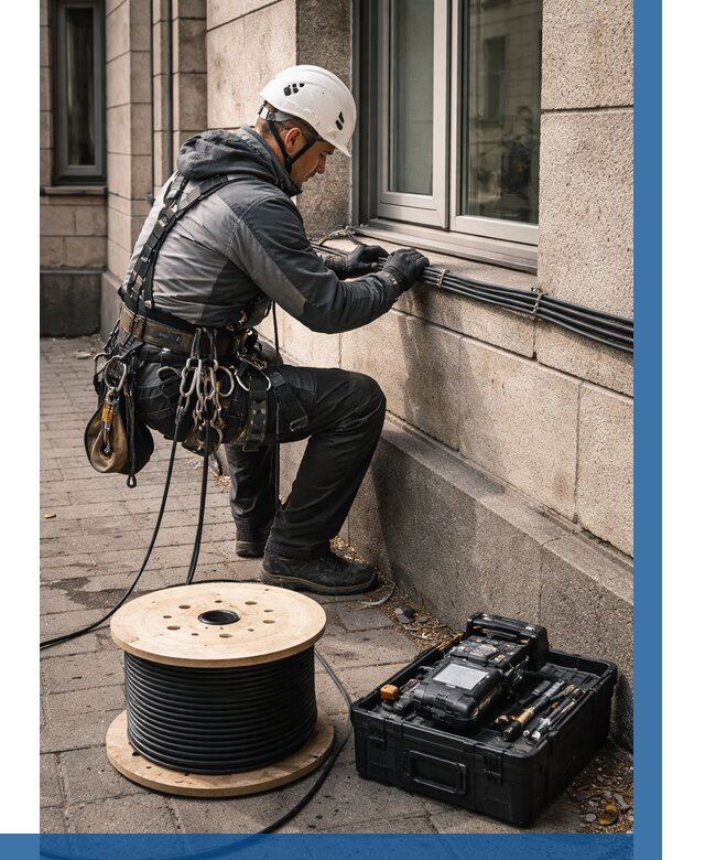 Прокладка оптоволоконного кабеля в Валуйках от 852 р. | ВЫСОТНИК-Вли