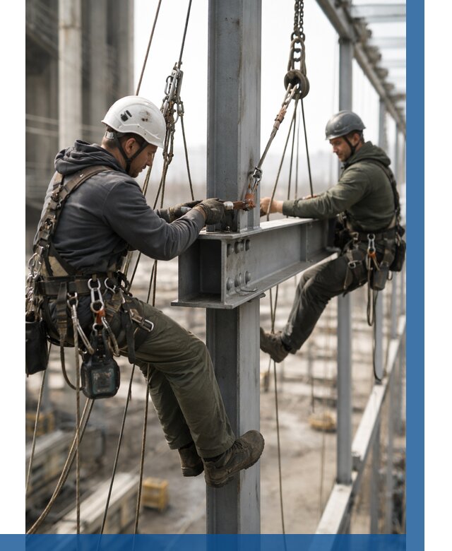 Монтаж металлоконструкций на высоте в Валуйках от 3726 р. | ВЫСОТНИК-Вли