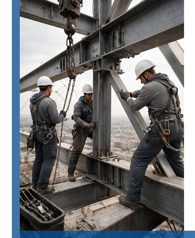 Профессиональный монтаж металлоконструкций на высоте в Валуйках