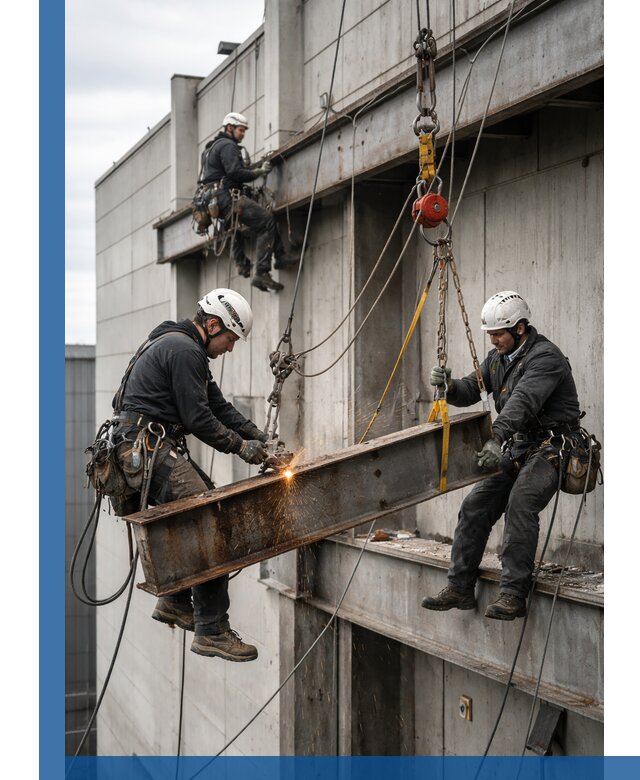 Демонтаж металлоконструкций на высоте в Валуйках под ключ