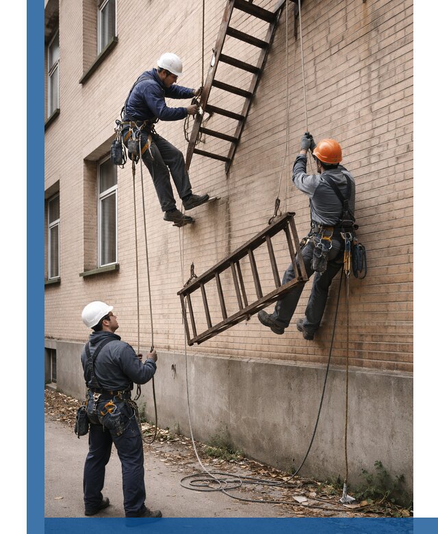 Демонтаж пожарной лестницы в Валуйках быстро и безопасно