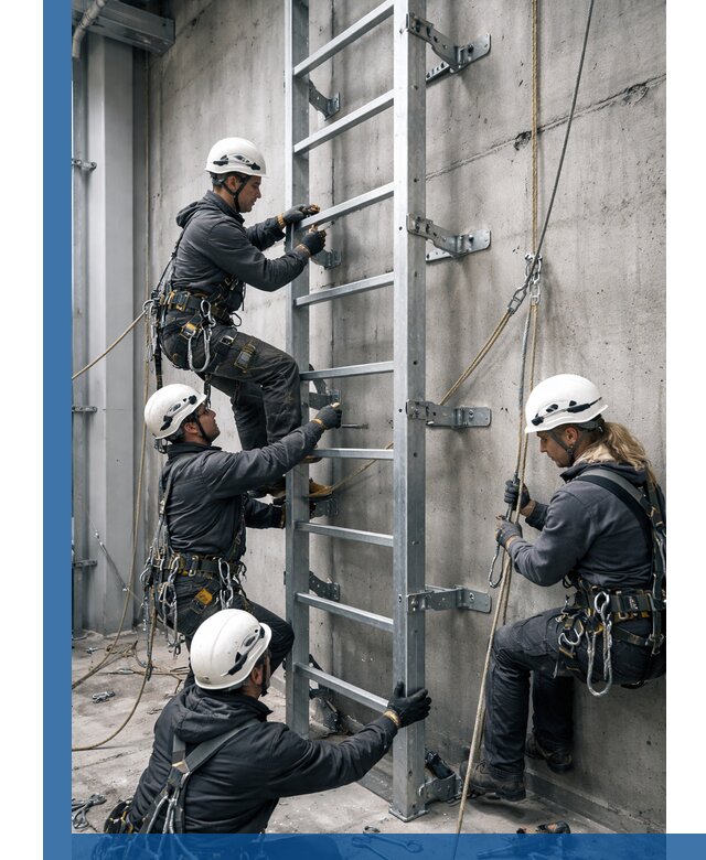 Монтаж металлических лестниц в Валуйках под ключ со гарантией