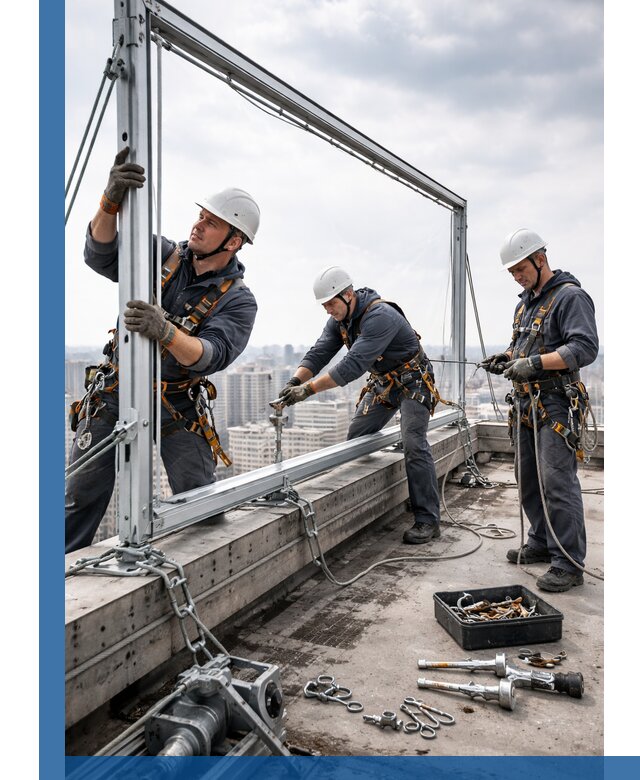 Монтаж крышных рекламных конструкций под ключ в Валуйках