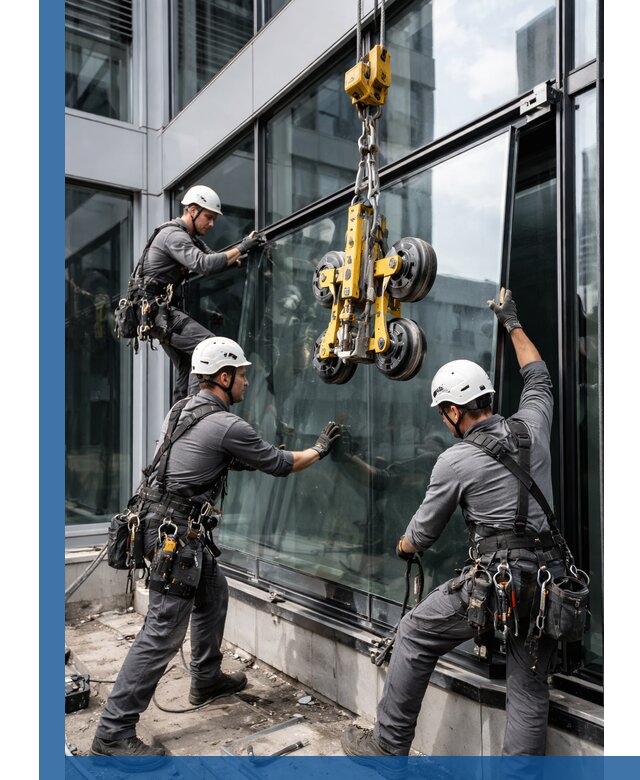 Структурное остекление фасадов в Валуйках монтаж и обслуживание