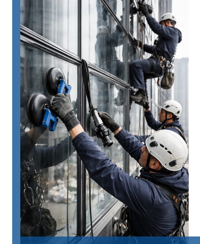 Радиусное остекление фасадов под ключ в Валуйках с гарантиями