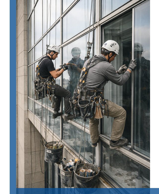 Ремонт витражных конструкций и фасадного остекления в Валуйках