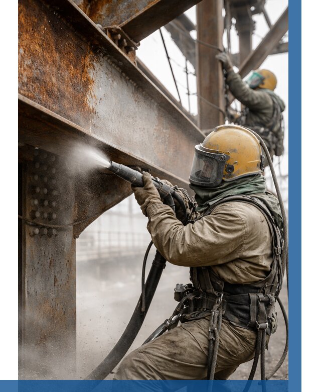 Пескоструйная очистка металлоконструкций в Валуйках по 639 р.  ВЫСОТНИК-Вли