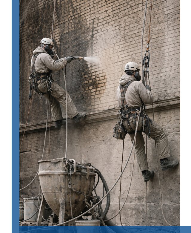 Пескоструйная очистка фасадов в Валуйках профессионально