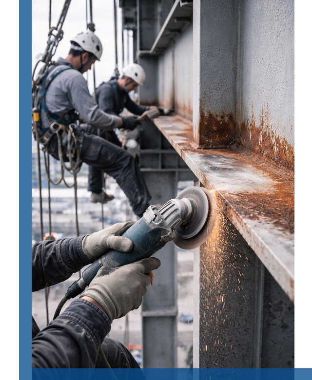 Зачистка металла от ржавчины и подготовка поверхностей в Валуйках