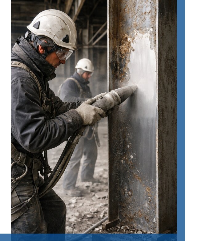 Удаление старой краски с металла в Валуйках от 479 р. | ВЫСОТНИК-Вли