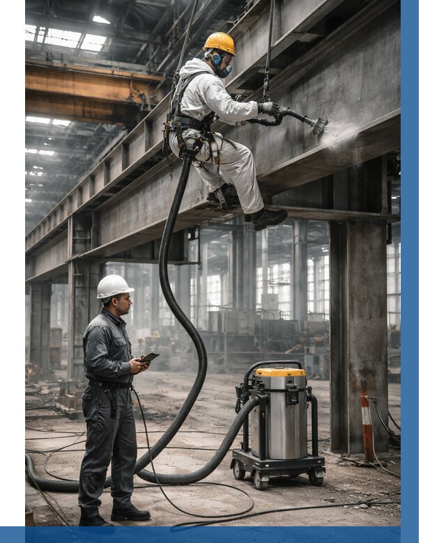 Обеспыливание конструкций в цехе в Валуйках от 4471 р. | ВЫСОТНИК-Вли