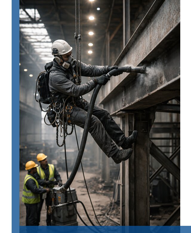 Обеспыливание конструкций в цехах промышленного производства в Валуйках