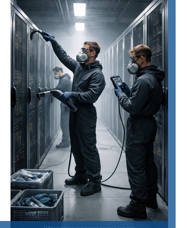 Обеспыливание серверной комнаты в Валуйках от 4790 р. | ВЫСОТНИК-Вли