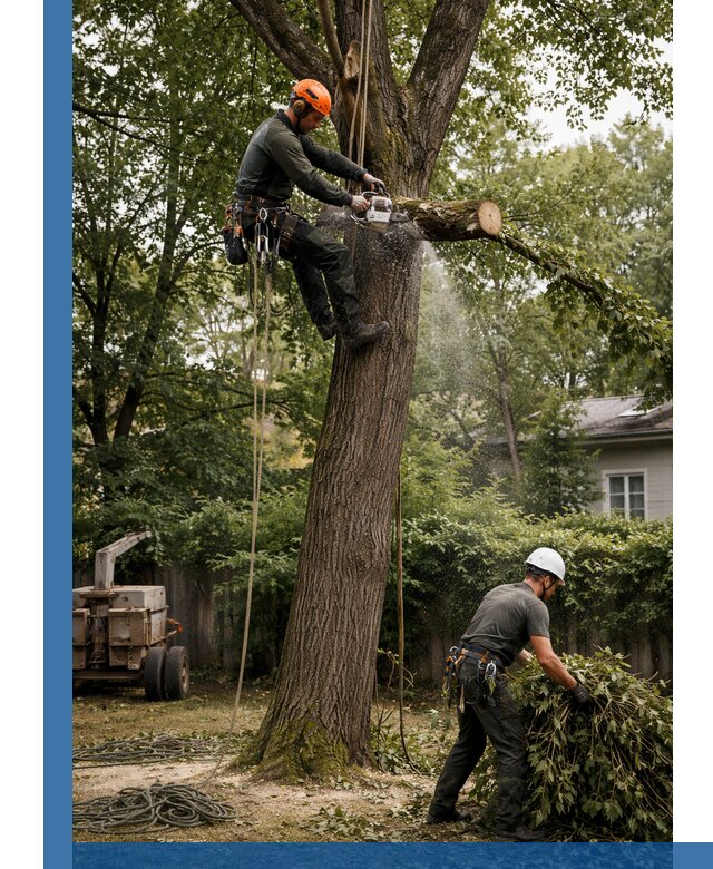 Кронирование деревьев в Валуйках, безопасная высотная обрезка