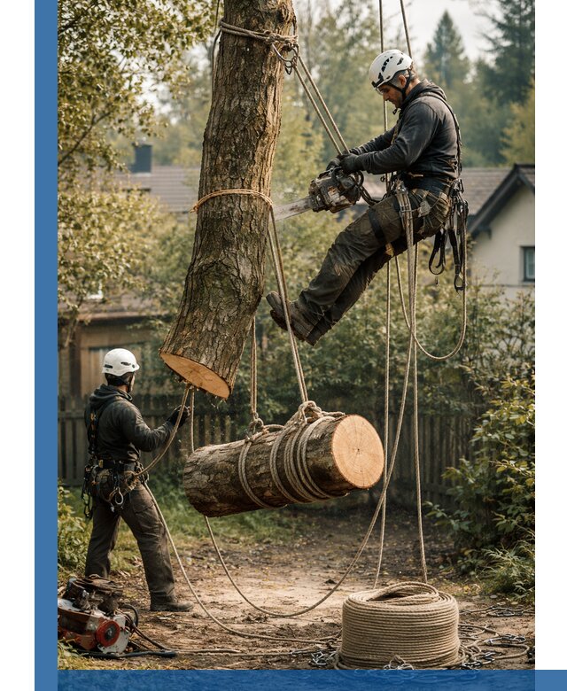 Валка деревьев частями в Валуйках, безопасно и аккуратно