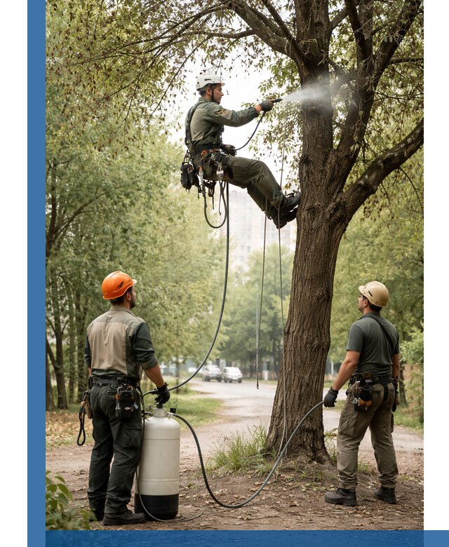 Обработка деревьев от вредителей в Валуйках профессиональная защита