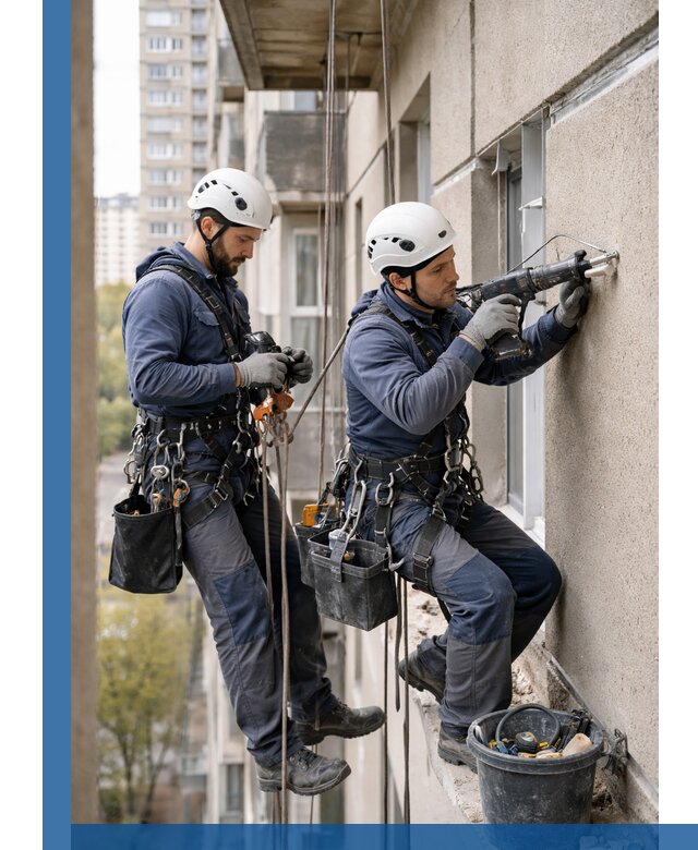 Промышленные альпинисты высотные работы и монтаж в Валуйках